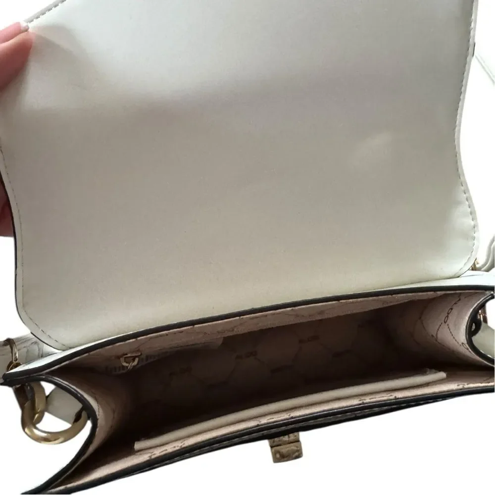 Aldo Matthan Convertible Satchel in white. - Picture 9 of 9